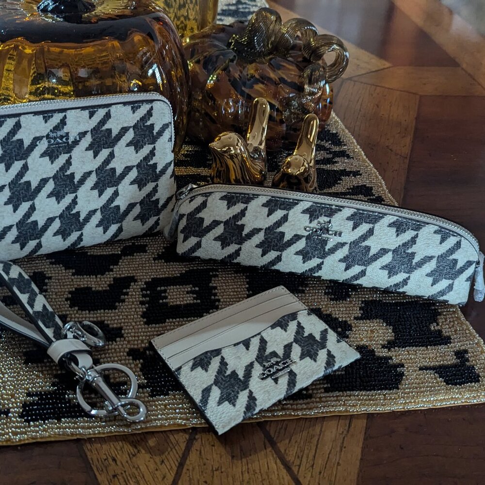 Coach Houndstooth accessories - NEW